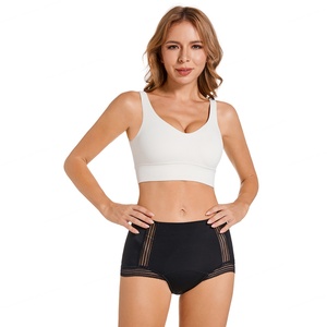 Xxs Organic Cotton Knitted Waterproof Solid <b>Slip</b> Seamless Reusable Quick Dry Mesh Leakproof Colorful Bulk for Panties - Product Image 3