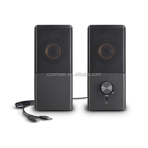 Boîte de haut-parleur subwoofer 2.0 en plastique de 6 W alimentée par USB pour ordinateur PC - Product Image 1