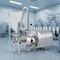 Homogénéisateur en ligne à cisaillement haute vitesse pour émulsion homogène, émulsification du lait et des poudres liquides, avec pompe mélangeuse