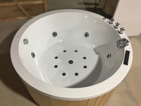 Jacuzzi de Lujo para Exteriores con Hidromasaje, Bañera de Acrílico con Jets de Aire, Precio de Bañera de Hidromasaje, Piscina de Hidromasaje