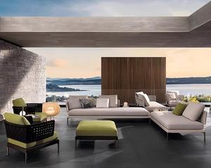 Conjunto <span class=keywords><strong>de</strong></span> Sofás <span class=keywords><strong>de</strong></span> Aluminio Modernos para Jardín, Terrazas, Villas, Balcones, Patios y Parques <span class=keywords><strong>de</strong></span> Hoteles - Product Image 1