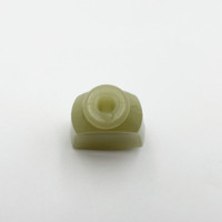 Bouton de commande de guitare électrique vert émeraude rétro, capot de bouton de manivelle, style folk, pièces de rechange pour accessoires de guitare