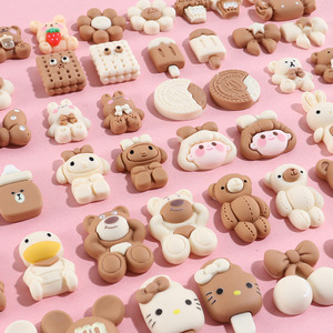 Kit de Matériaux DIY pour Décoration de Téléphone en Résine EVA, Motifs Ours et Lapin de Dessin Animé, 2023 - Product Image 3