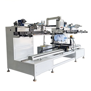 Système UVLED automatique haute efficacité bicolore, imprimante sérigraphique 2 postes, zone d'impression maximale 400x600mm, état neuf pour - Product Image 5