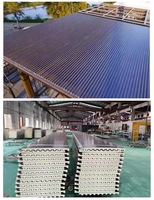 Tuiles de toit modernes en alliage d'aluminium Great Wall Insulation, panneaux composites double couche concave-convexe pour pare-soleil et protection contre la pluie