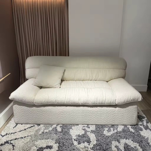 Juego de Sofás Seccionales con Relleno de Esponja y Tapizado Acolchado, Envasados al Vacío, para Salas de Estar de Apartamentos y Villas - Product Image 4