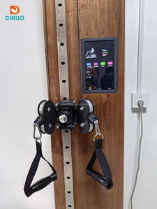 Support d'alimentation croisé de câble mural intelligent intelligent commercial tirer vers le bas avec entraîneur de résistance <span class=keywords><strong>motorisé</strong></span> à écran tactile - Product Image 6