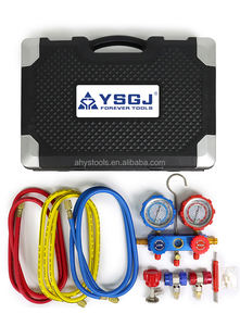 Manifold Refrigeração Manômetro para Ar Condicionado <span class=keywords><strong>Ac</strong></span> Ferramentas Com Visão Vidro Ferramentas Automotivas - Product Image 3