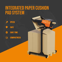 Machine de remplissage de vide en papier kraft P760, logo personnalisé, largeur de papier 760x600mm, fabricant de machines d'emballage pour entrepôt