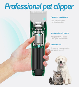 Iclipper-PRO1 Elektrischer Tiertrimmer Wiederaufladbare Hundehaarschneidemaschine mit A5 Abnehmbarer Edelstahlklinge für Katzen - Product Image 6