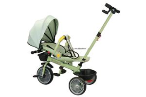 थोक बच्चे 4 में 1 बच्चों को पुश हैंडल/3 पहियों के साथ एक बेबी ट्राइसाइकिल - Product Image 3