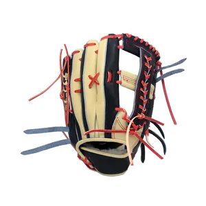 Custom LOGO Kip Leather Players Series Fielding Baseball Gloves Outfield Baseball Gloves Left Handed