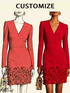 OEM, conception personnalisée de votre marque de vêtements, fabricant de haute qualité, faible MOQ, robes d'été en dentelle sexy, robes élégantes décontractées pour femmes - Product Image 2