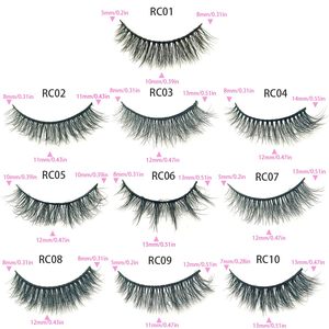 Nuevas Pestañas de Visón Populares de 25 mm, Pestañas de Alta Calidad con Curvatura D, Aspecto Natural 3D, Pestañas de 15 mm/20 mm/25 mm - Product Image 3