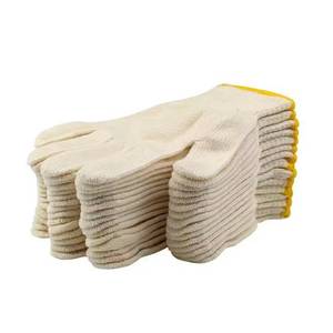 600g/doz Durable Cotton Polyester Breathable Textured Unisex Non-Slip <b>Knitted</b> Reusable Silicone-Free Safety Safety <b>Glove</b> - Product Image 2