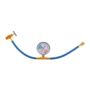 <b>Car</b> Air Conditioning Refrigerant Charging Hose With Gauge For R134A Refill <b>Repair</b> Tool - Product Image 1