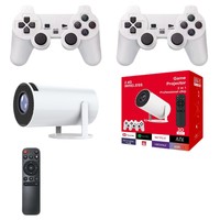 Projecteur de jeu F300 2 en 1 avec manette de jeu, 4/5G Wifi, Playstore, système Android, cinéma maison, projecteur portable mini extérieur