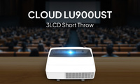 Projecteur laser 3LCD à courte focale pour grands espaces For Cloud Note 3 LU900UST 1080P, 120 pouces, haut-parleurs intégrés, pour l'éducation et les entreprises