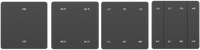 Panneau d'interrupteurs de scène KNX/EIB (relais intégré) Système de maison intelligente Interrupteur intelligent