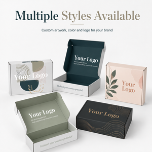 Custom Eco-Friendly Recycled <b>Materials</b> Matte Premium Corrugated Mailer Boxes Full-Color Printing Custom Size Logo Insert - Product Image 3