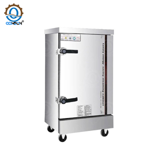 QDMECH fabbrica offerta commerciale a Gas piroscafo per riso macchina 12 vassoio professionale a vapore per riso a Gas - Product Image 3