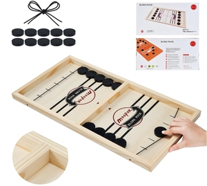 Table de baby-foot SLT à <span class=keywords><strong>action</strong></span> rapide, jeu de hockey sur air en <span class=keywords><strong>bois</strong></span> Super Winner - Product Image 3