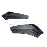 Diffuseur arrière en carbone pour Chevrolet Corvette Stingray C8 2020-2024, ailerons d'angle de pare-chocs arrière, canards, aileron, pièces extérieures de voiture