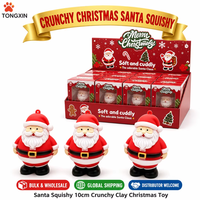 Santa Squishy TONGXIN, Père Noël Squishy, Cadeau de Noël, Remplissage de Chaussette, Jouet de Bureau, Lot en Gros, Vente en Ligne