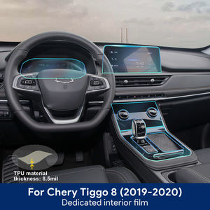Pour Chery Tiggo 8 2019-2020 Film Transparent TPU <span class=keywords><strong>voiture</strong></span> intérieur autocollant Center Console engrenage écran tactile tableau de bord panneau - Product Image 2