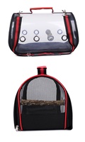 Sac de transport pour oiseaux de compagnie, sac de transport pour perroquets, sac de transport léger approuvé par les compagnies aériennes, personnalisable, transparent, respirant, avec filet en maille
