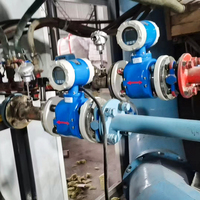 Fabricant de débitmètres électromagnétiques pour eau liquide, débitmètre diesel 4-20mA RS485, débitmètre électromagnétique doublé de PTFE
