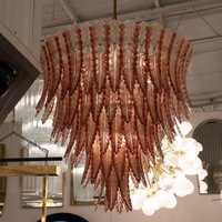 Lustre de style français moderne et épuré pour salon, lampe de chambre, villa, escalier, loft