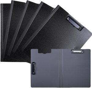 A4 có thể gập lại chất kết dính 360 độ đen clipboard thư mục với lưỡng kim Clip văn phòng văn phòng phẩm - Product Image 1