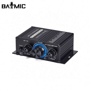 เครื่องขยายเสียงดิจิตอลขนาดเล็ก AK170 กำลังขับ 20 วัตต์ x 2 ระบบเสียงไฮไฟ สำหรับซับวูฟเฟอร์และเบส เหมาะสำหรับโฮมเธียเตอร์ งานปาร์ตี้ ใช้ไฟ DC 12V - Product Image 1