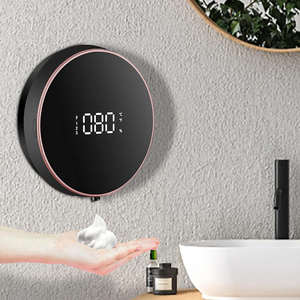 Distributeur automatique de savon liquide moussant mural sans contact intelligent pour cuisine et salle de bain - Product Image 1