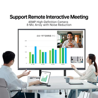 Tableau blanc tactile à écran plat 4K LED 85 pouces, tableaux intelligents pour salle de classe et entreprise