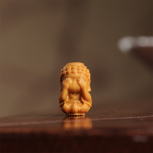 Colgante de Buda de dibujos animados de sándalo, amuletos temáticos, regalo de joyería unisex, estilo budista 2024.5.4.1 - Product Image 2
