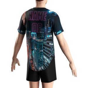 Camiseta de Béisbol Personalizada de Manga Corta para Hombre, Uniforme de Béisbol Estadounidense, Color Rosa - Product Image 6