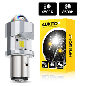 AUXITO H6 BA20D Faro LED para Motocicleta, Bombilla de 3000LM, 6000K, Luz Blanca, Haz Alto y Bajo, Alta Potencia - Product Image 4