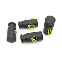 Attache de réglage de corde en plastique étanche, petite pince à ressort, boucle cylindrique à un trou en POM pour accessoires de chaussures