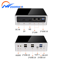 ZOOMWIN - Ordenador de Escritorio en Oferta, PC con Ce-leron J4125 N5095, DDR4, SSD, Pantalla 4K, Win10/11, Mini PC