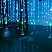 Lumière de scène à pixels DMX, éclairage DJ, lumières LED pour fête, rideau de lumières LED RGB, éclairage de scène à pixels 3D, décoration de scène