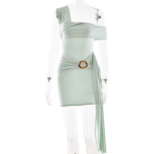 Abito gotico Casual da donna estivo personalizzato in pizzo tessuto antistatico naturale prodotto abbigliamento da donna - Product Image 4