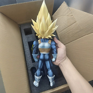 Figurine Anime GK <span class=keywords><strong>Super</strong></span> <span class=keywords><strong>Saiyan</strong></span> 3 Vegeta de 30 cm avec bras interchangeables et effet de foudre, modèle de collection, jouet, cadeau - Product Image 3