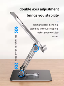 <span class=keywords><strong>Support</strong></span> universel réglable pour ordinateur <span class=keywords><strong>portable</strong></span> 360° °   <span class=keywords><strong>Support</strong></span> rotatif <span class=keywords><strong>ventilé</strong></span> pliable en aluminium pour ordinateurs portables et tablettes de <span class=keywords><strong>17</strong></span> pouces - Product Image 5