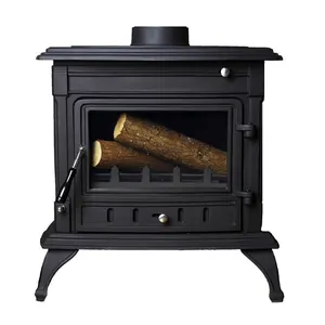 home use portable cast iron furnace wood burning fireplace From China Supplier Hot Sale Cast Iron Wood Wooden Stove