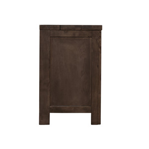 Brown 2-<b>Drawer</b> Nightstand Solid Wood Rustic Design Bedroom <b>Storage</b> <b>Drawer</b> Unit - Product Image 3