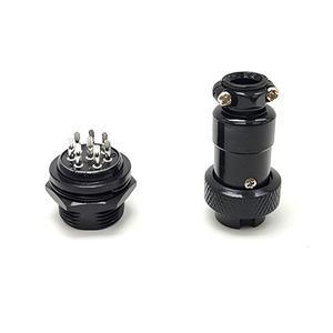 Gx16 tất cả các Đen Nickel mạ hàng không cắm 2 <span class=keywords><strong>3</strong></span> 4 5 6 7 8 9 10 <span class=keywords><strong>pin</strong></span> nam ổ cắm nữ cắm cáp kết nối - Product Image 4