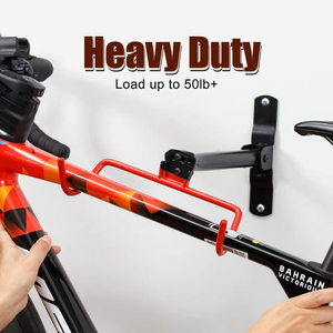 Home Bike Hanger supporto a parete portabiciclette per <span class=keywords><strong>doppio</strong></span> portabiciclette <span class=keywords><strong>da</strong></span> parete con attacco ribaltabile per sistema di stoccaggio per Garage e capannone - Product Image 2