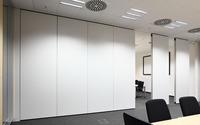 Cloisons suspendues modernes insonorisées, portes coulissantes, cloisons pliables, murs de séparation pour bureaux, salles de conférence, écoles, restaurants, gymnases